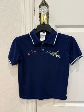 Vintage Disney Toy Story Buzz Lightyear Polo Shirt Size Small